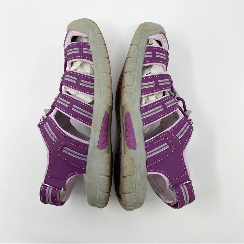 Khombu Sandy Kids Active Sandal Closed Toe. Purple/Pink. Youth Size 3